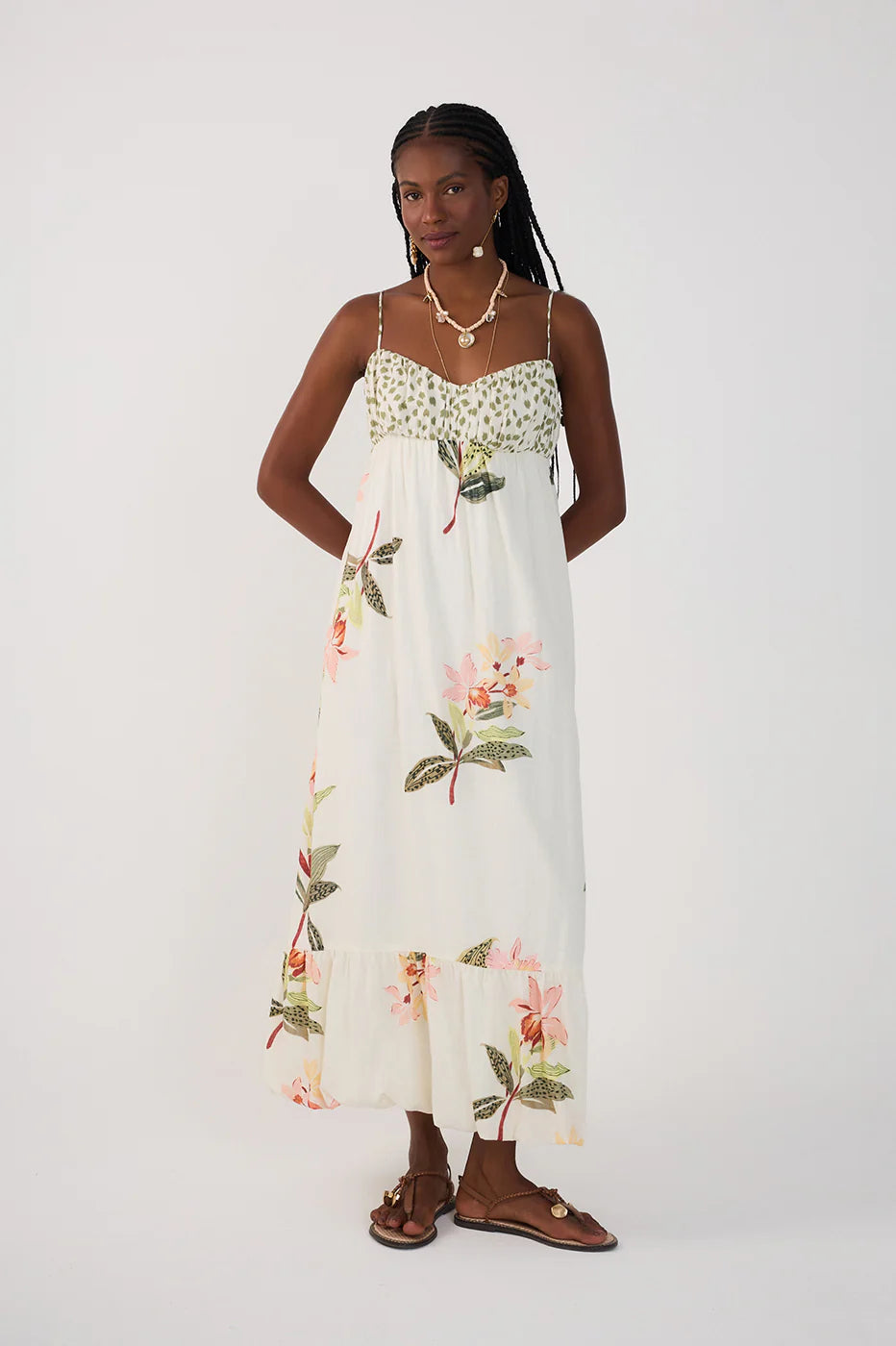 Vestido Cropped Estampa Verdejar – Dress To