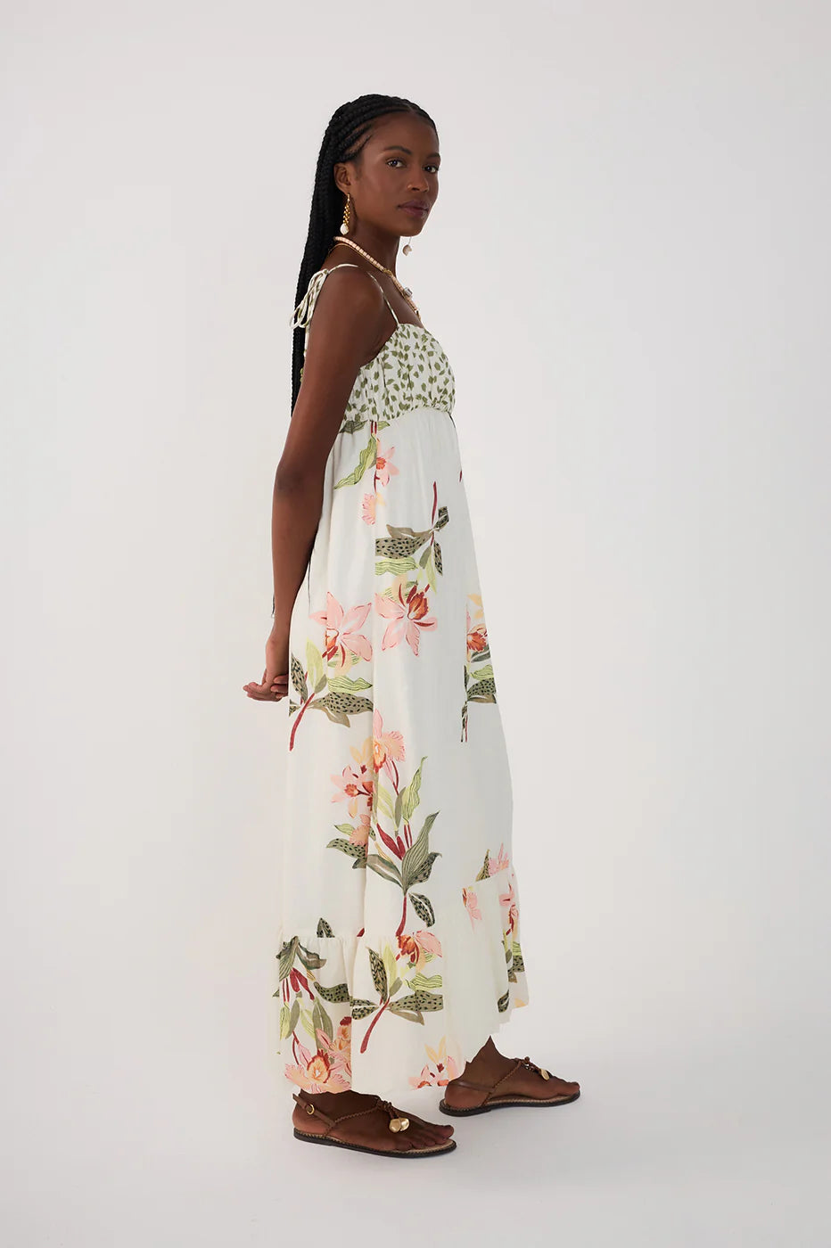 Vestido Cropped Estampa Verdejar – Dress To