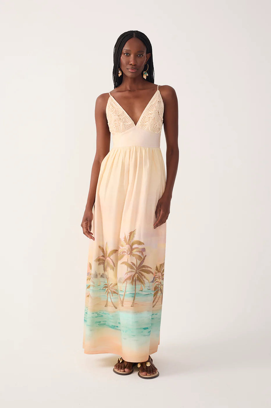 Vestido Cropped Bordado Estampa Veranil - Dress To