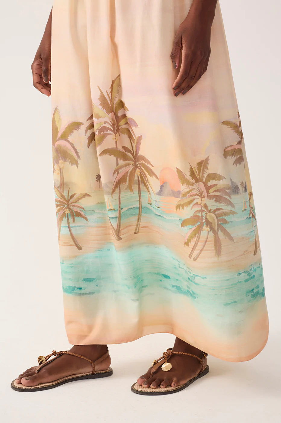 Vestido Cropped Bordado Estampa Veranil - Dress To