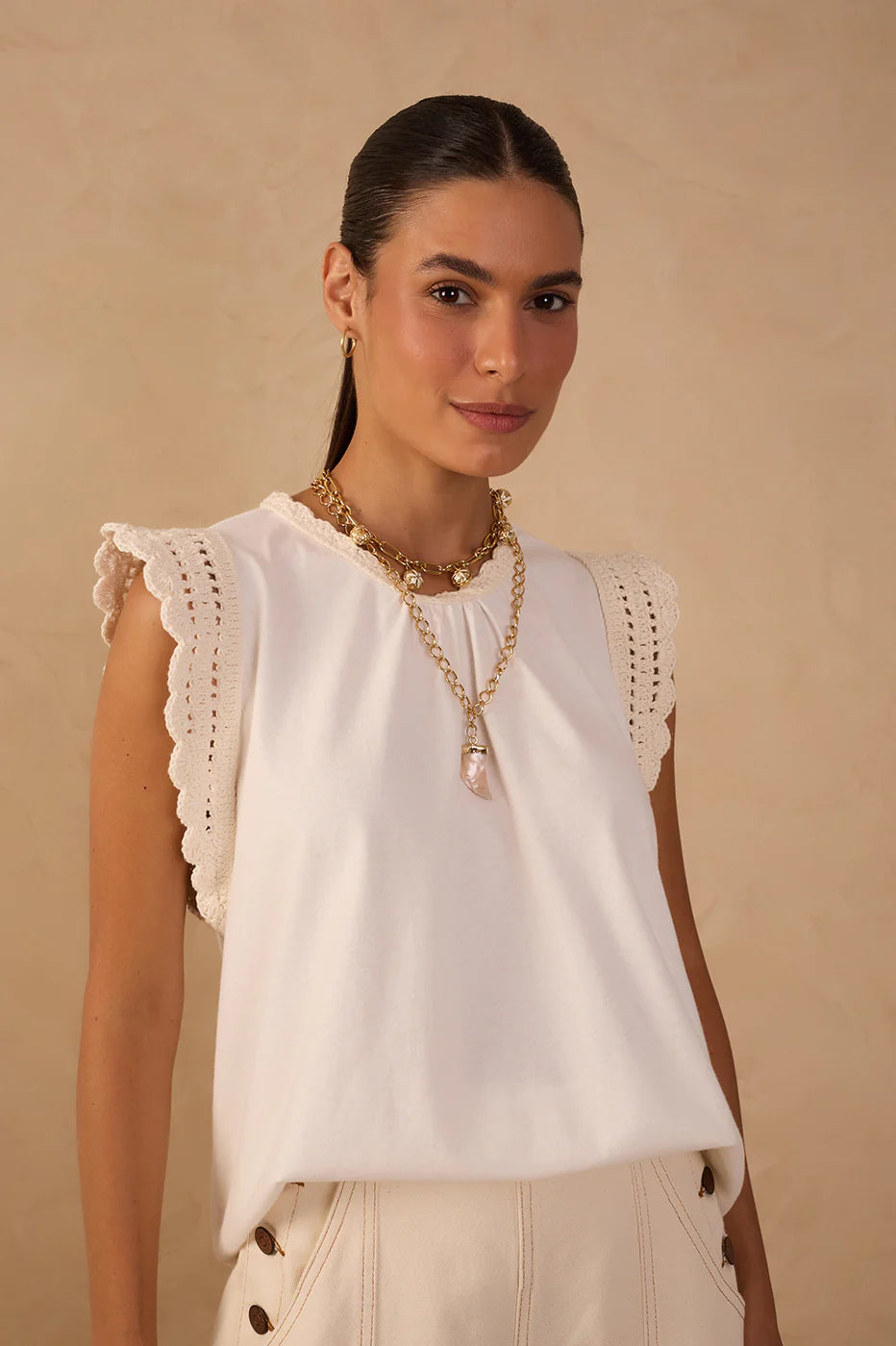 Blusa de Túnica de Croché - Dress To