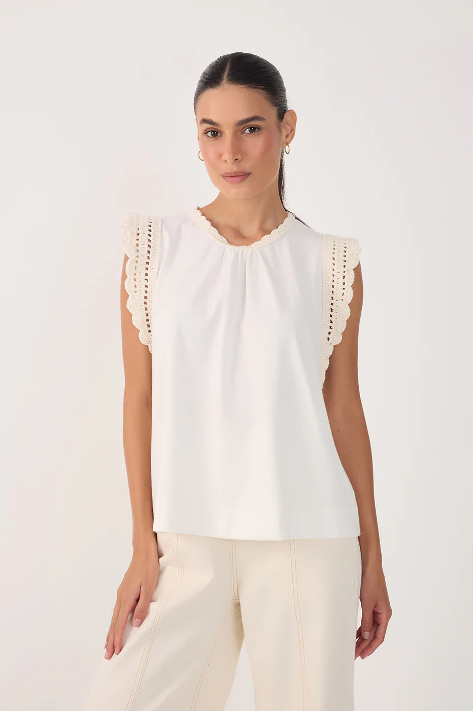Blusa de Túnica de Croché - Dress To