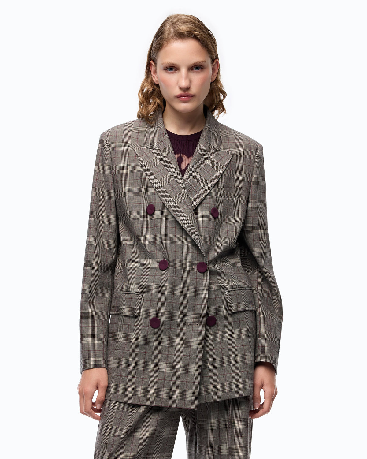 Blazer Trespassado Xadrez - Pinko