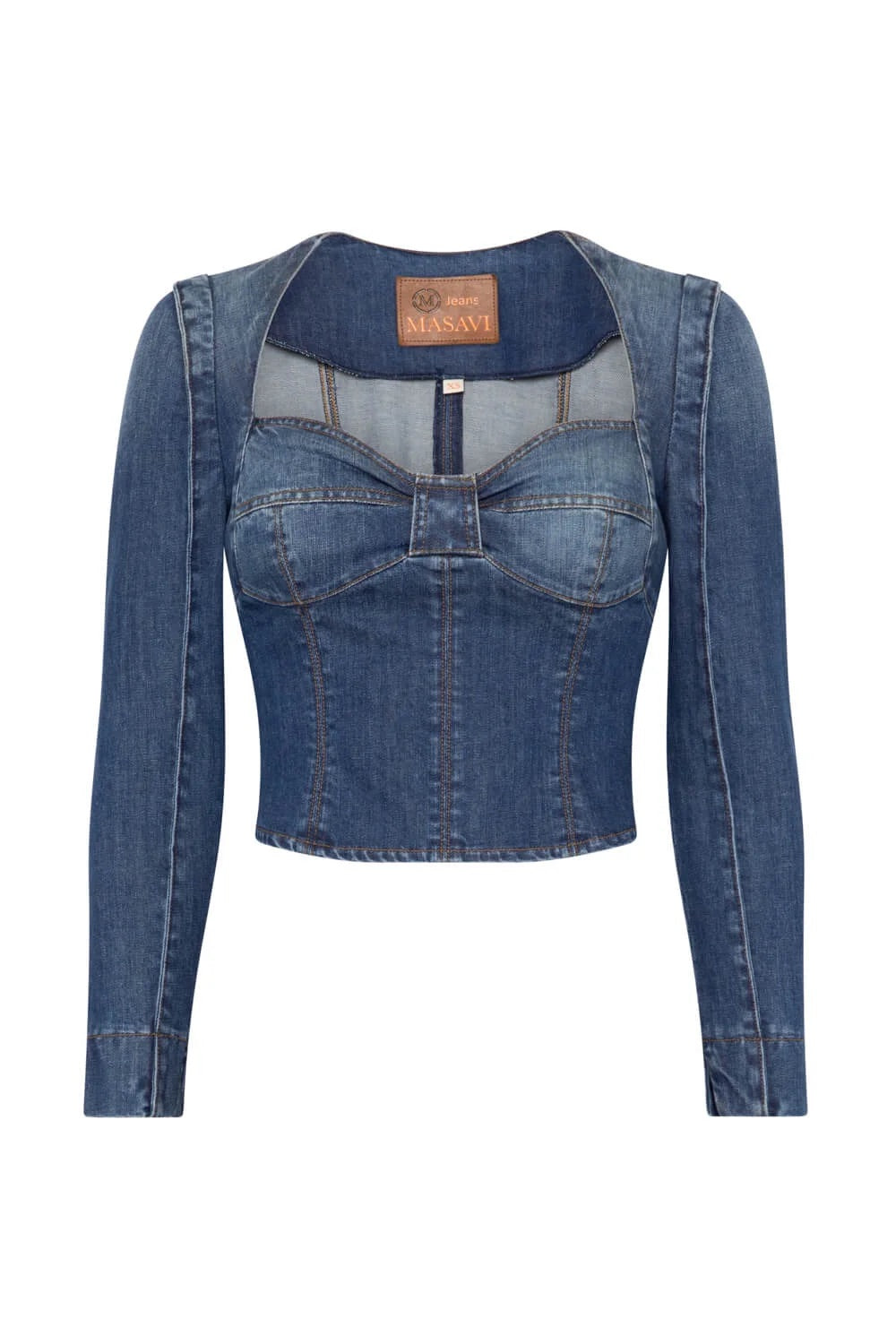 Top Jeans Azul - Masavi