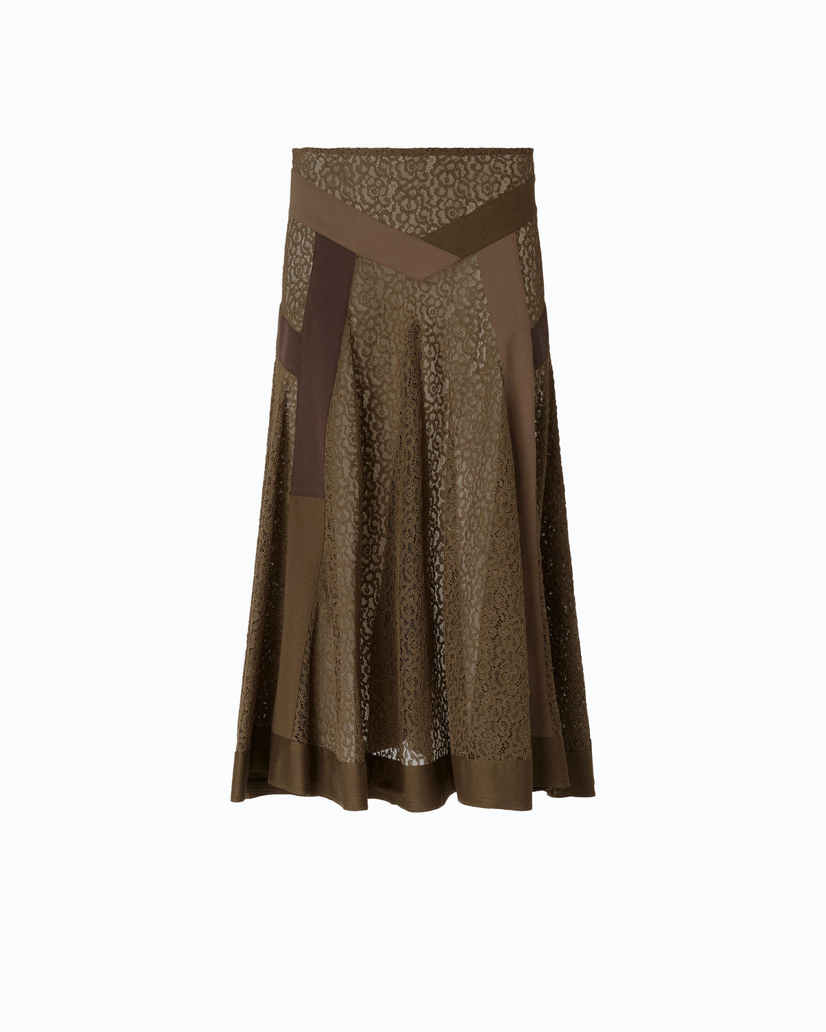 Saia Midi Evasé em Renda - Pinko