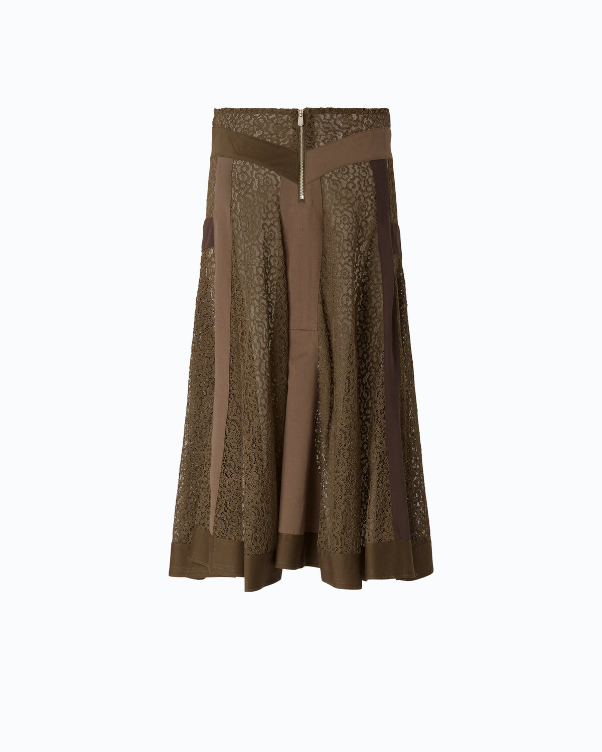 Saia Midi Evasé em Renda - Pinko