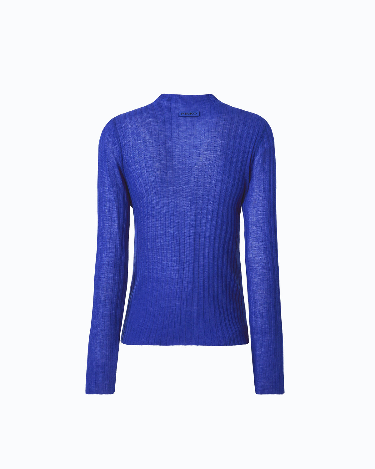 Camisola Canelada Leve Azul Mazzarino – Pinko - Azul Mazzarino
