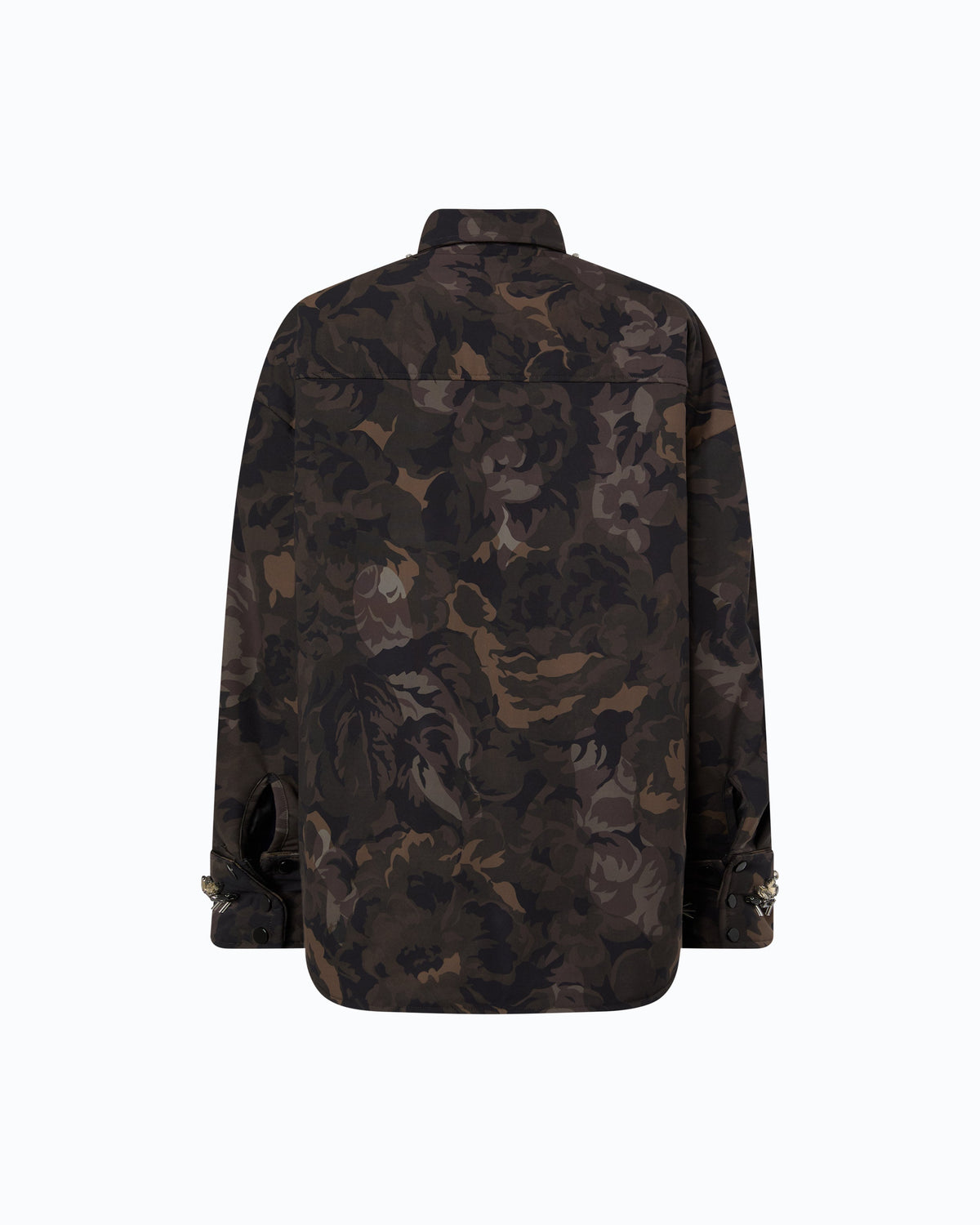 Overshirt Oversized Camuflada com Bordados - Pinko