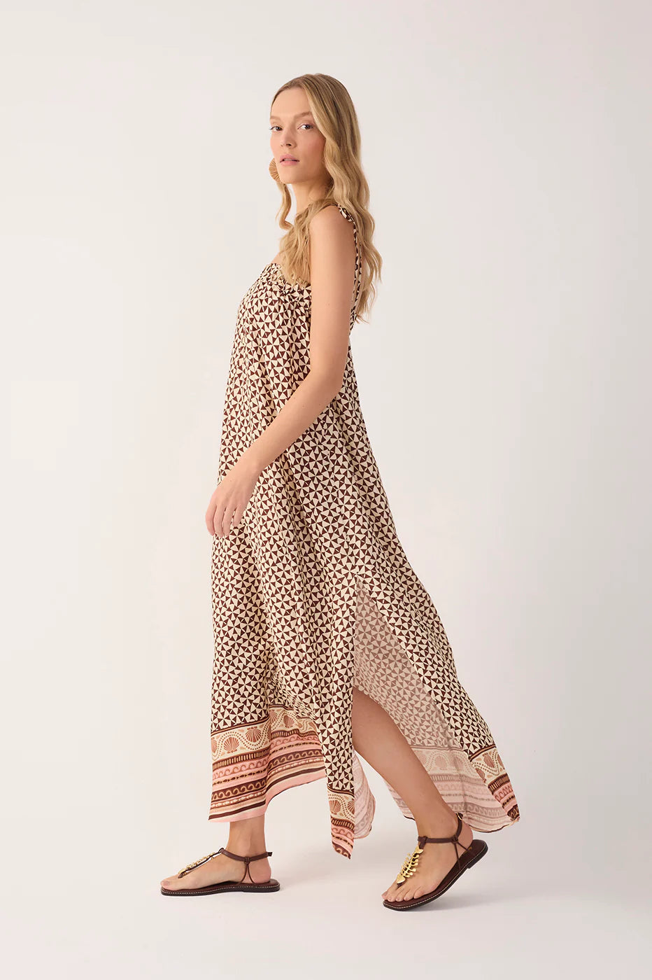 Vestido Solstício Comprido com Racha Lateral - Dress To
