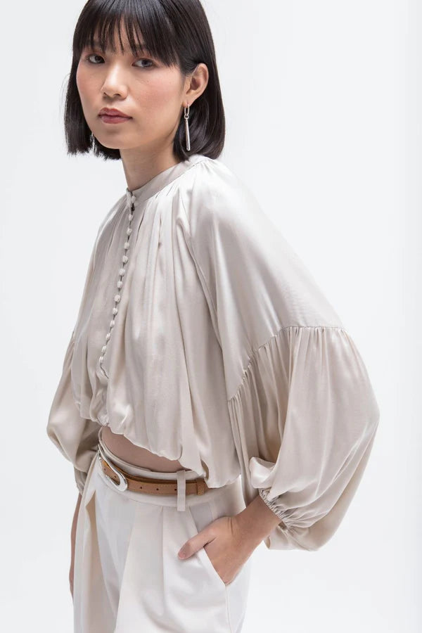 Blusa Elsa Mangas Volumosas - Masavi