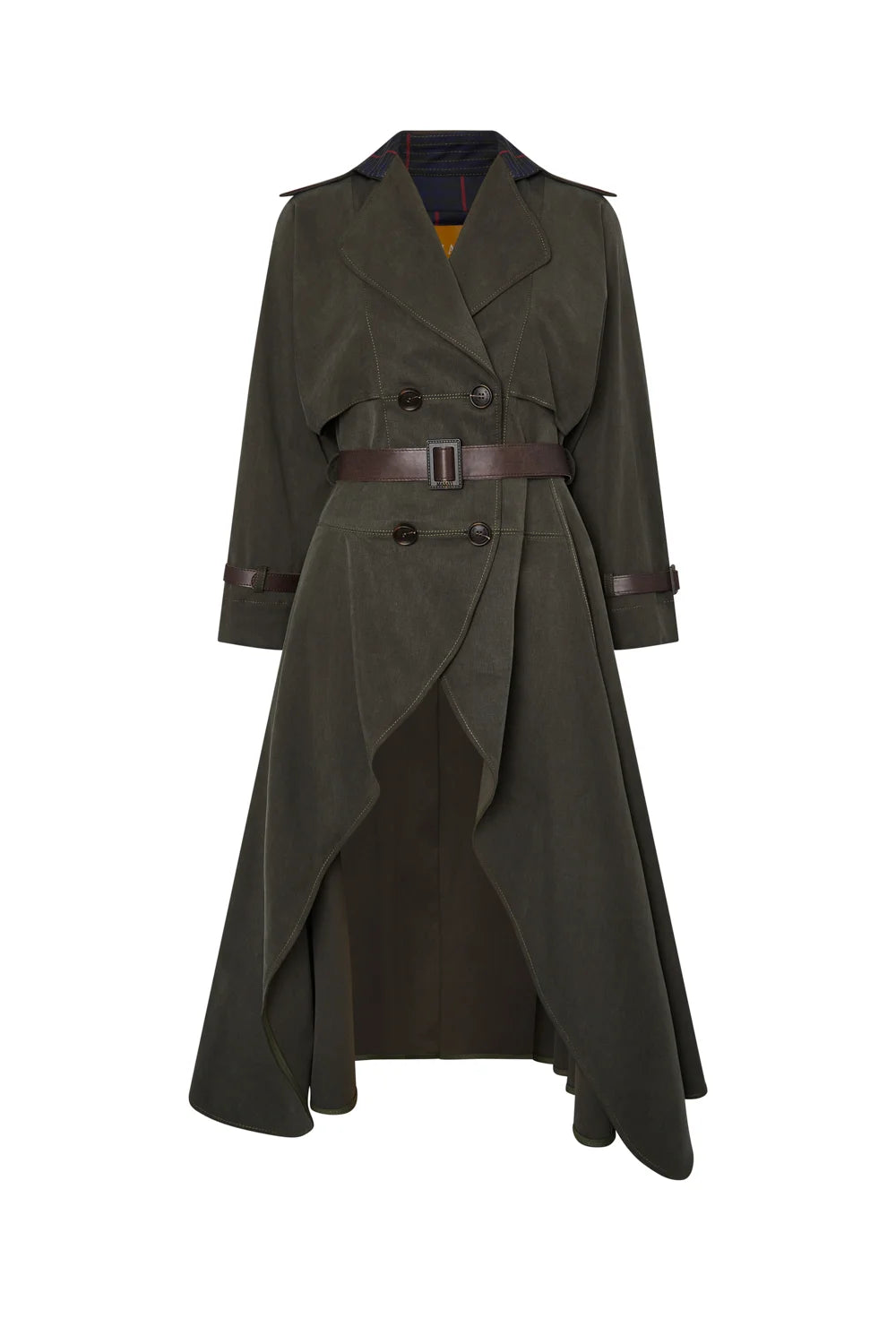 Trench Coat Cáqui Tencel - Masavi