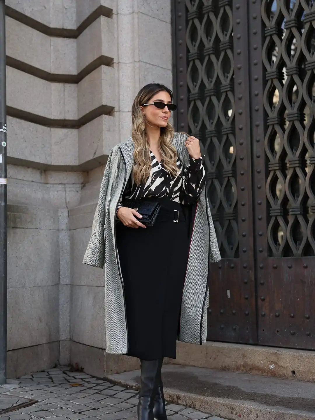 Saia Midi Com Detalhe Metálico - Scripta