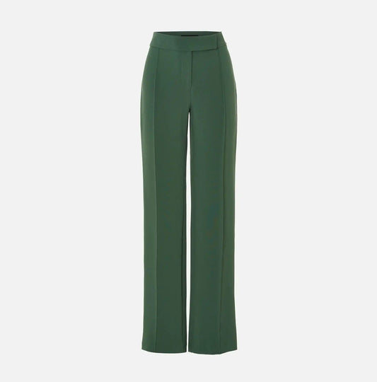 Calça De Corte Reto e Tecido Liso - Scripta