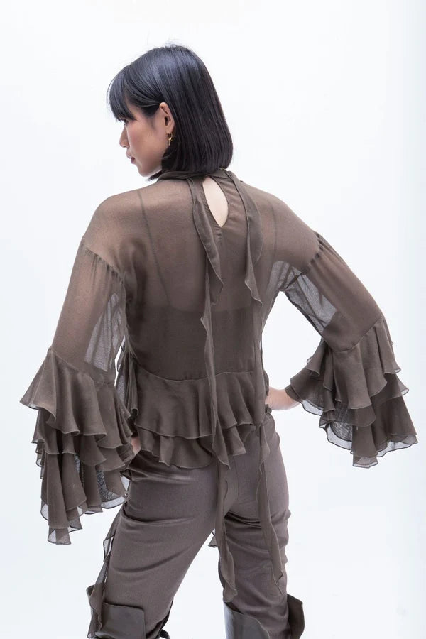 Blusa Com Folhos GVL - Masavi