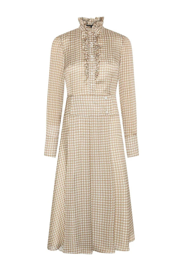 Vestido Midi Pata De Gallo - Masavi