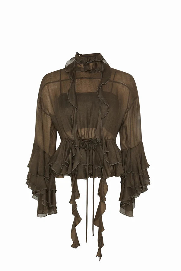 Blusa Com Folhos GVL - Masavi
