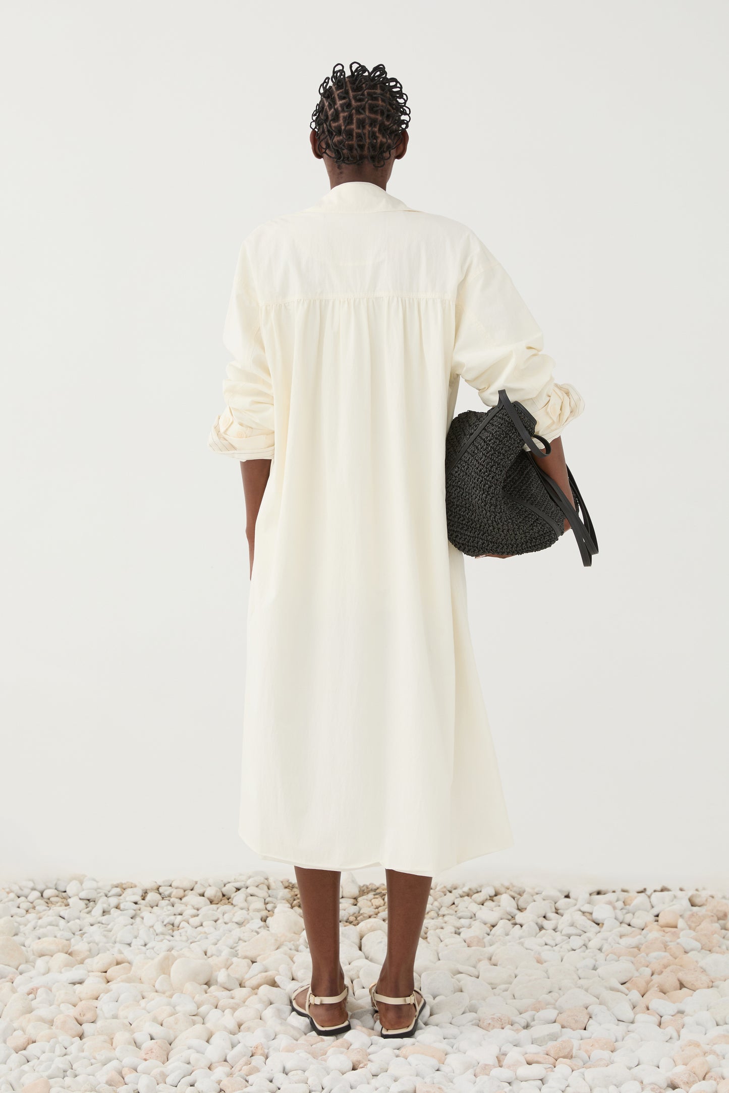 Camisa às Riscas em Tecido Leve – Eleh