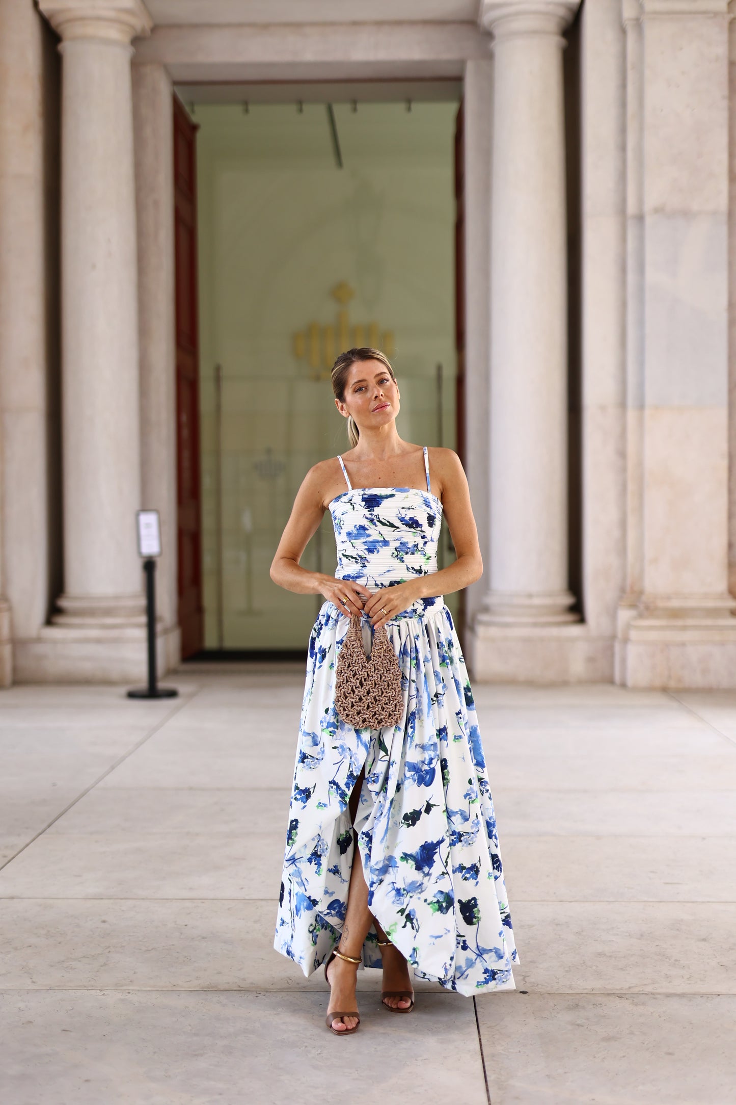 Vestido Bosa Floral Azul – Odi odi