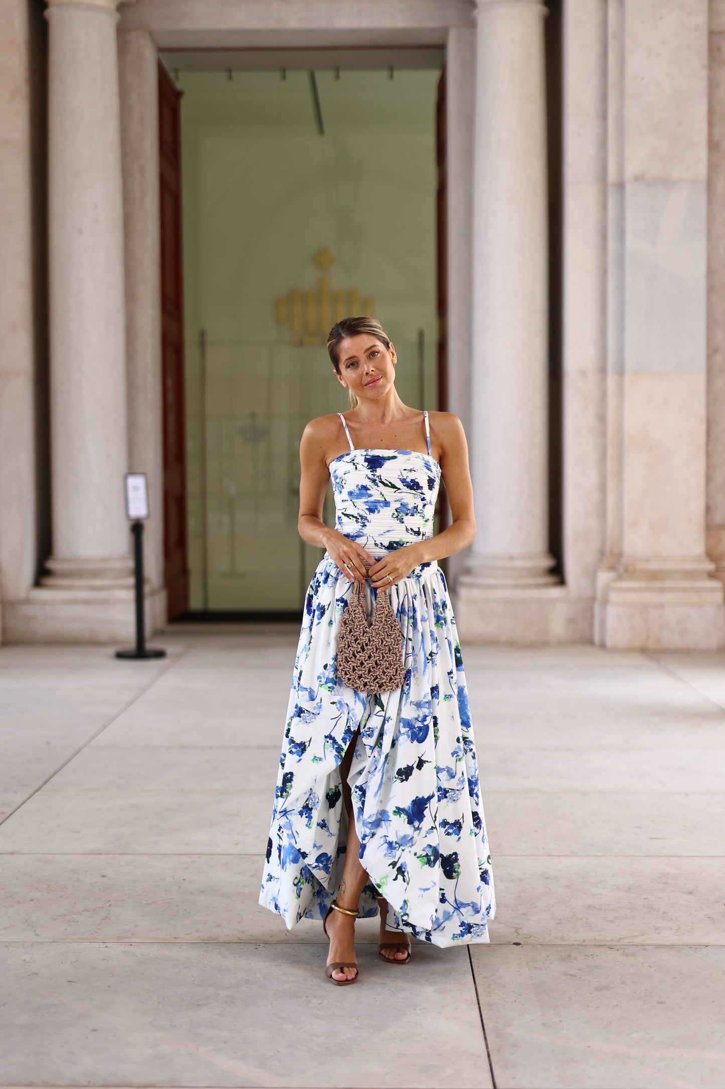 Vestido Bosa Floral Azul – Odi odi