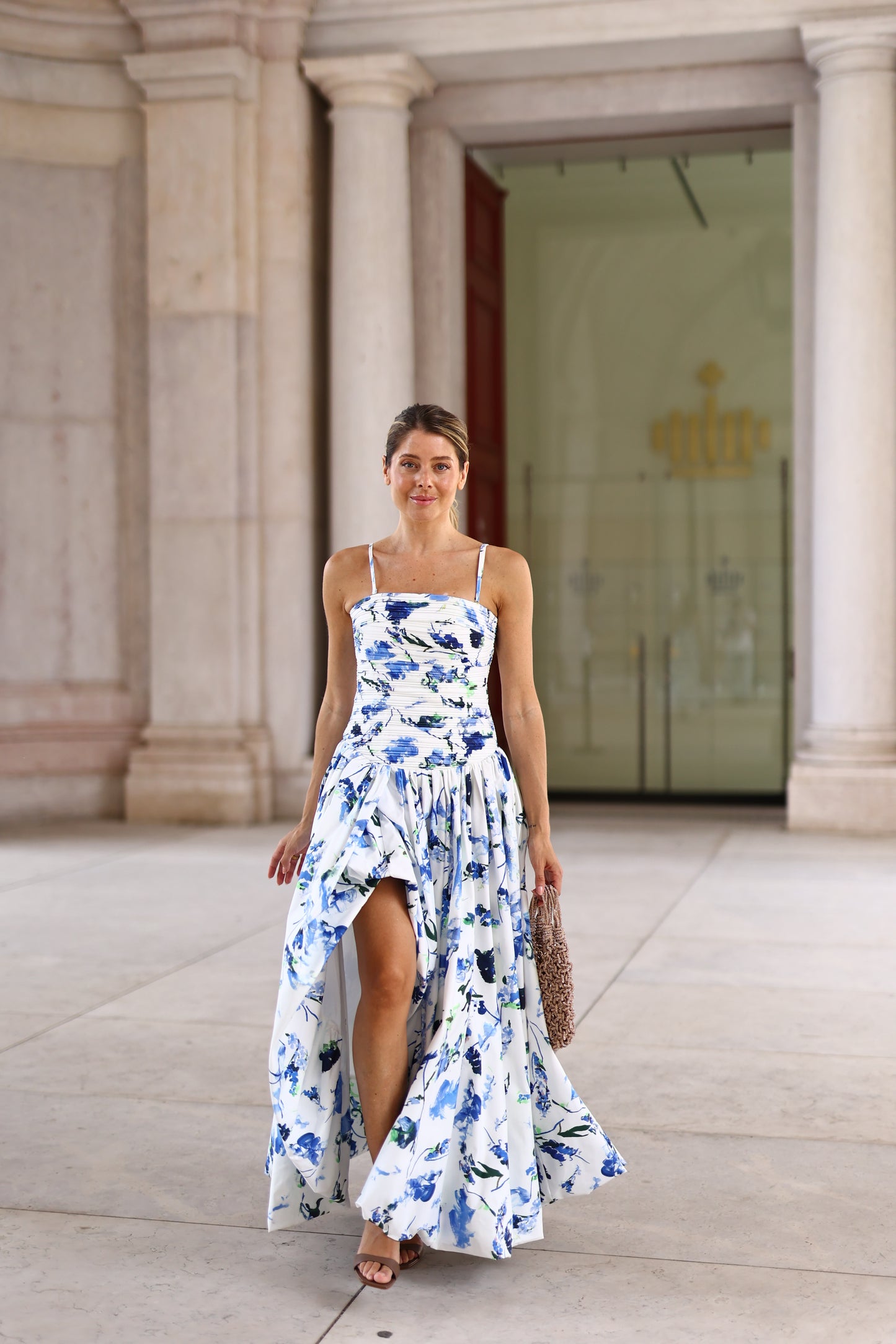 Vestido Bosa Floral Azul – Odi odi