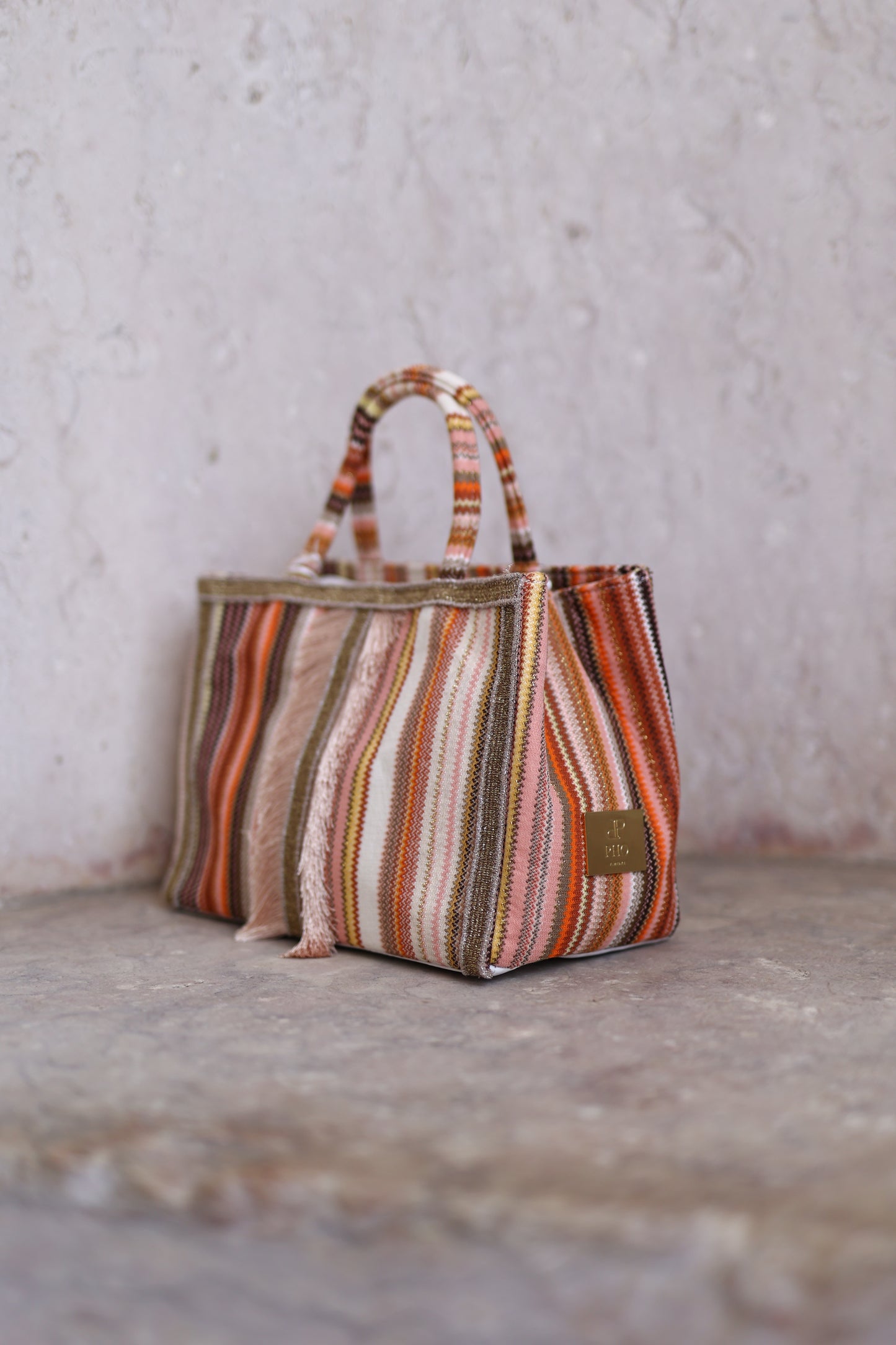 Mala Grande Multicolor Com Lurex – Pho Firenze