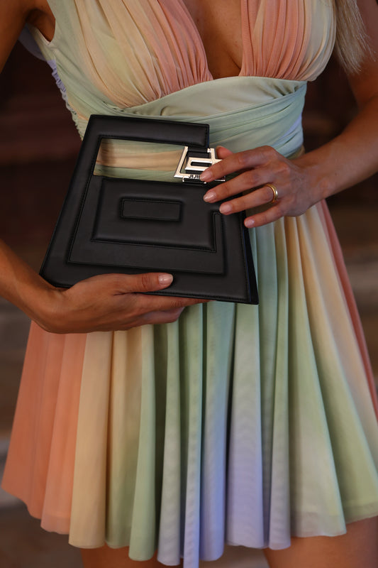 Mini Bolsa de Couro BLACK - Jijil