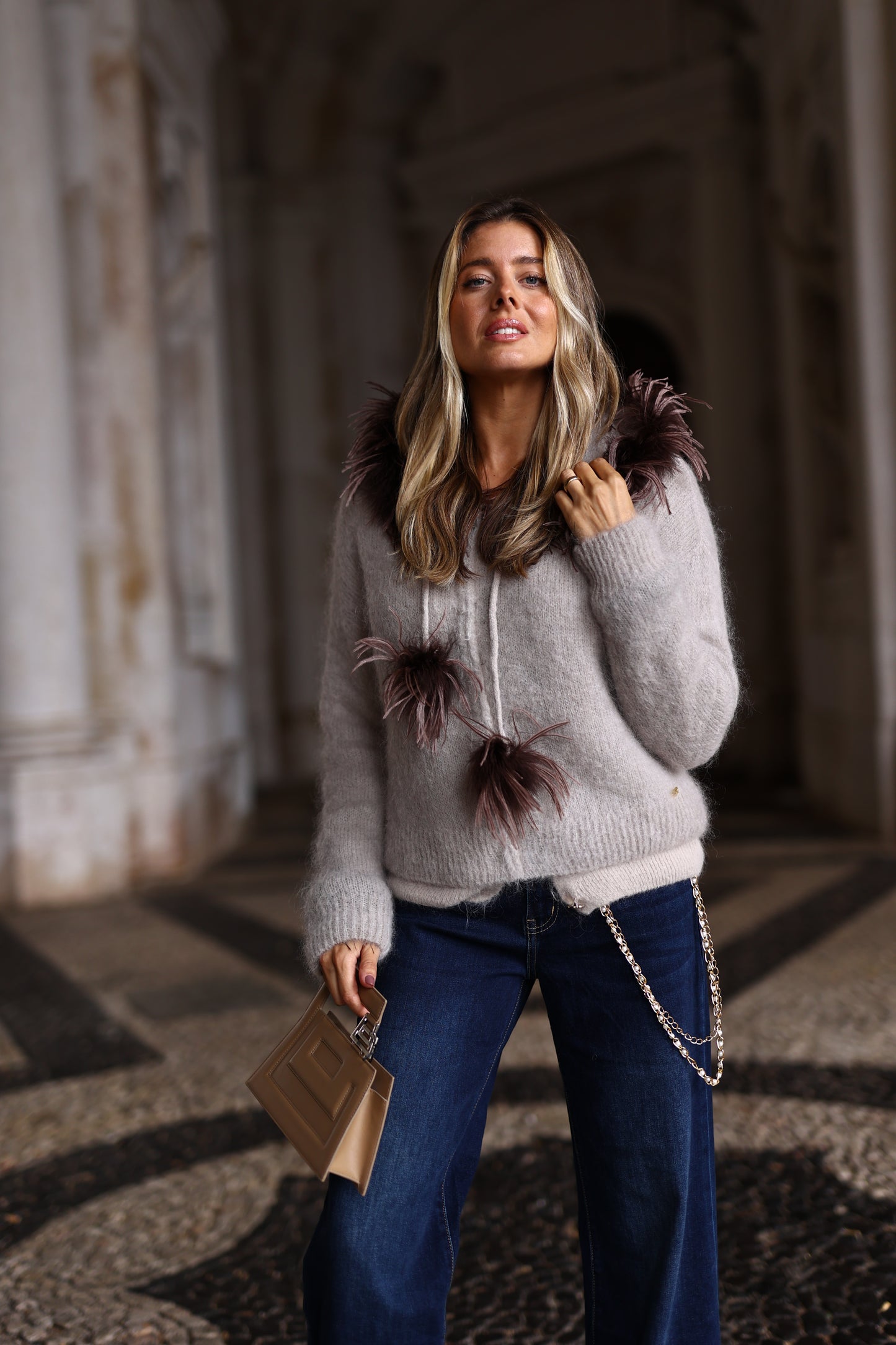 Sweater Malha com Capuz – PHO Firenze