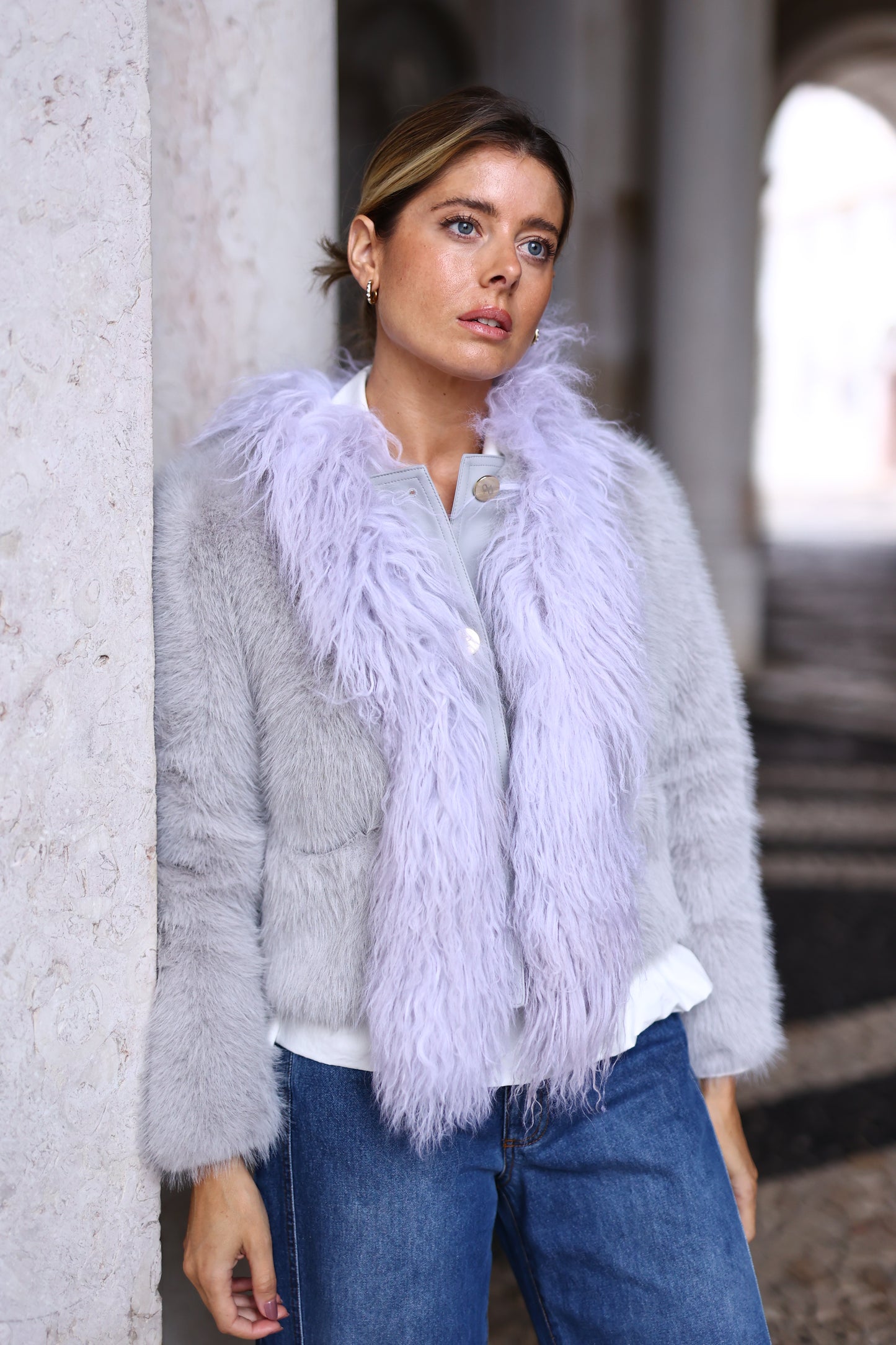 Casaco Em Pelo Ecológico Cottage Collection - Pho Firenze