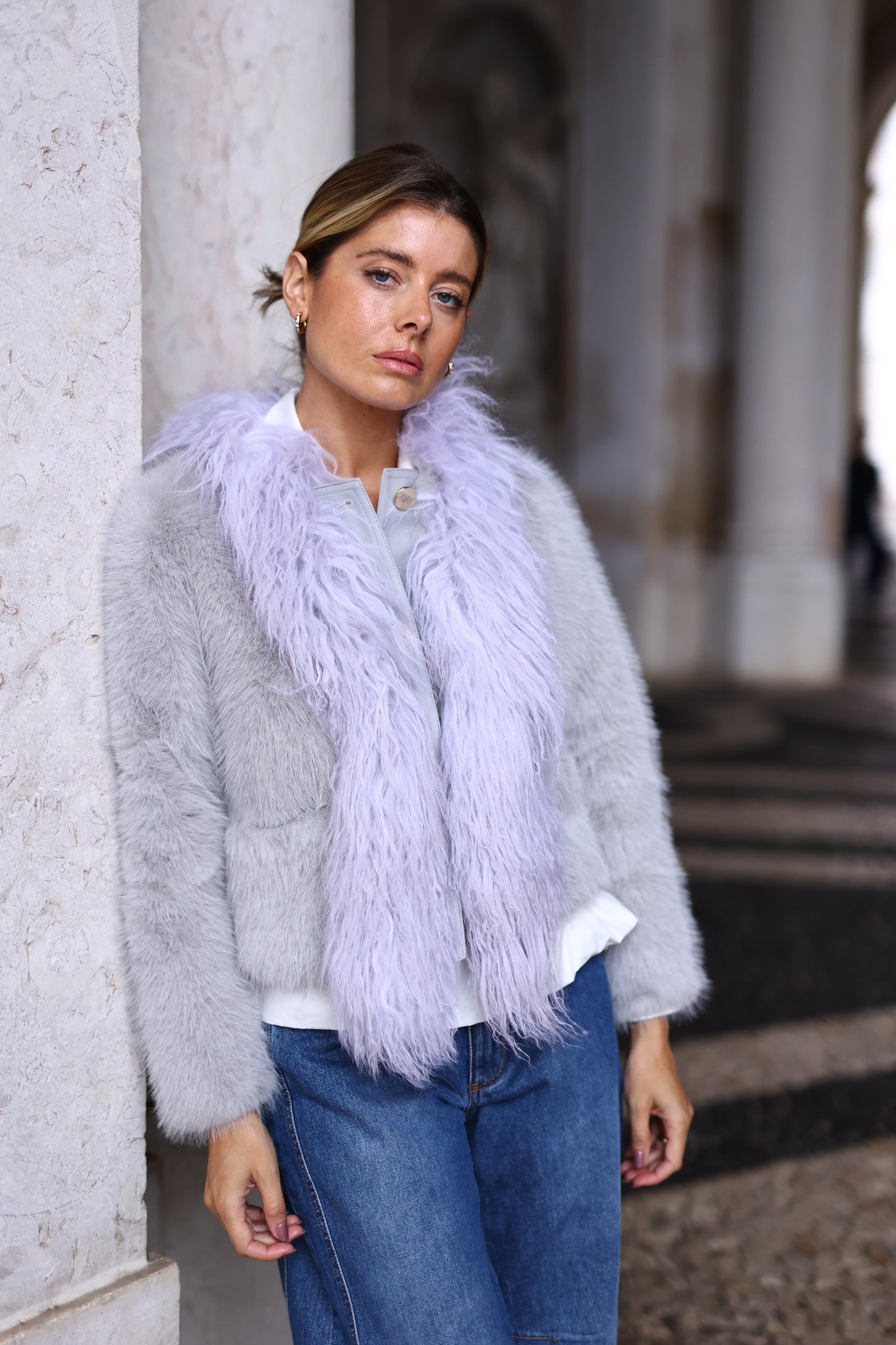 Casaco Em Pelo Ecológico Cottage Collection - Pho Firenze