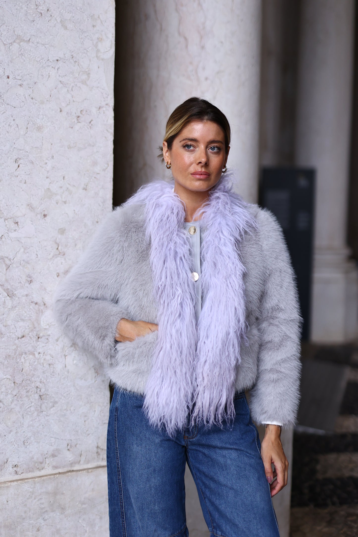 Casaco Em Pelo Ecológico Cottage Collection - Pho Firenze