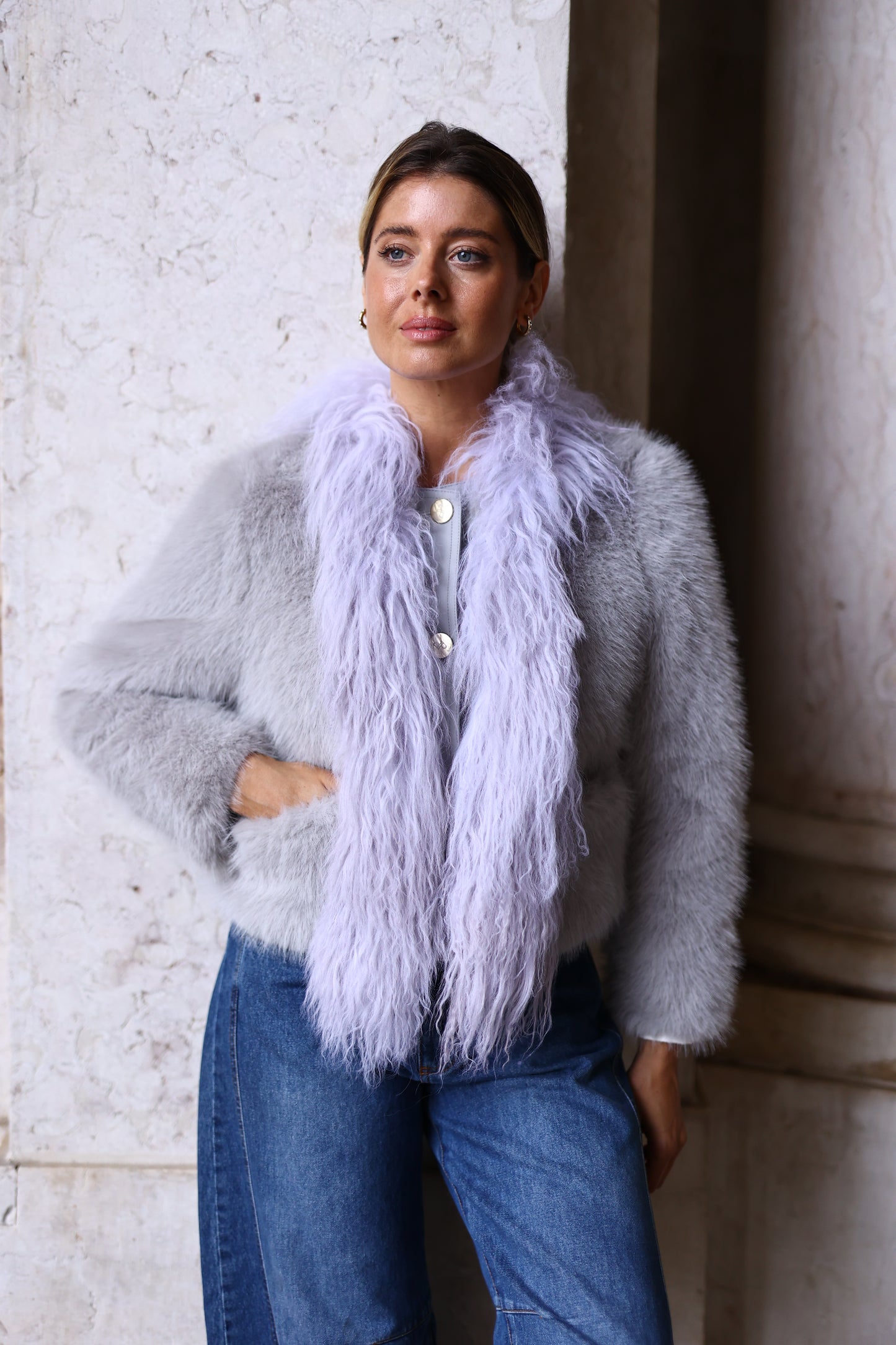 Casaco Em Pelo Ecológico Cottage Collection - Pho Firenze