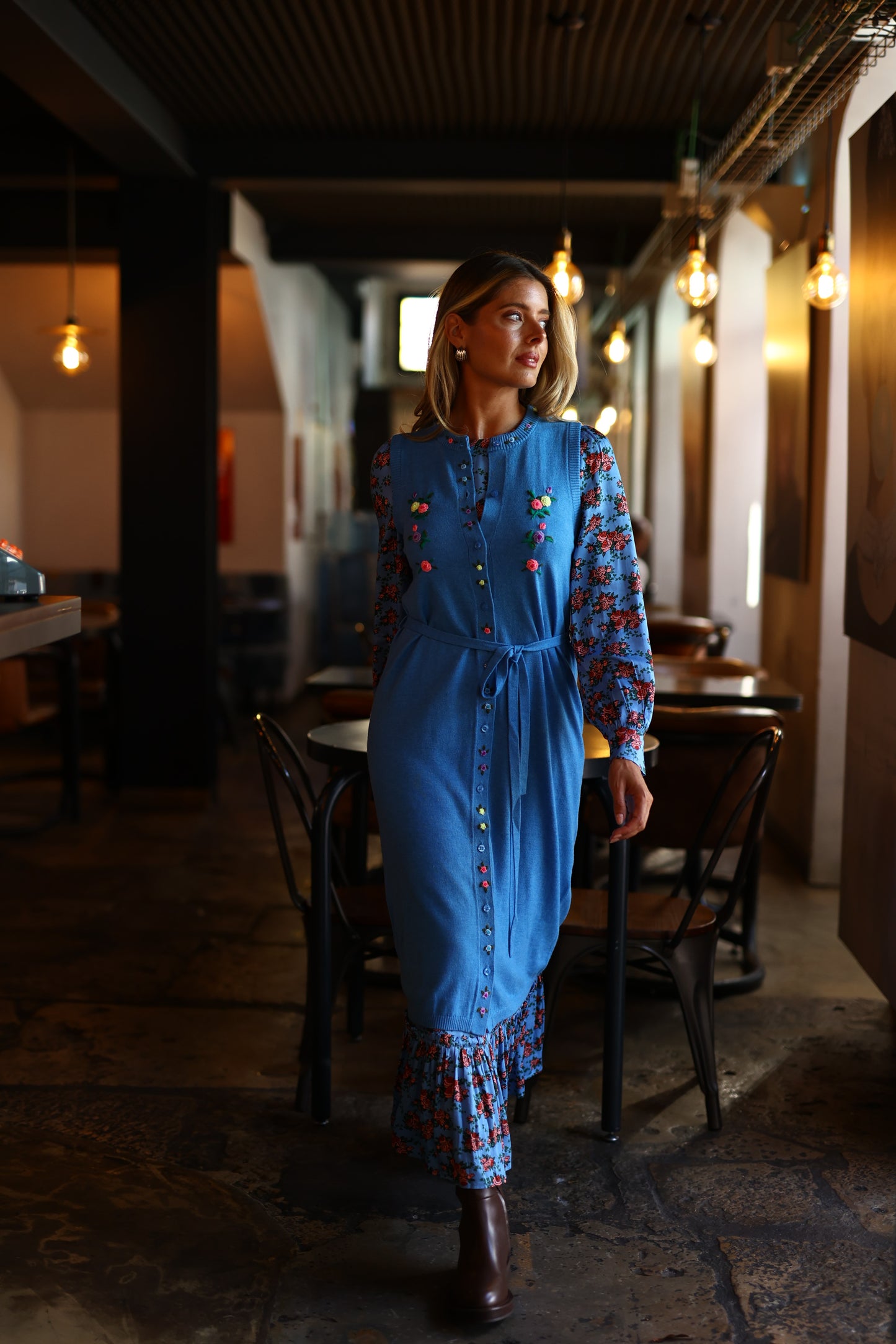 Vestido Bouton Handmade - Manoush