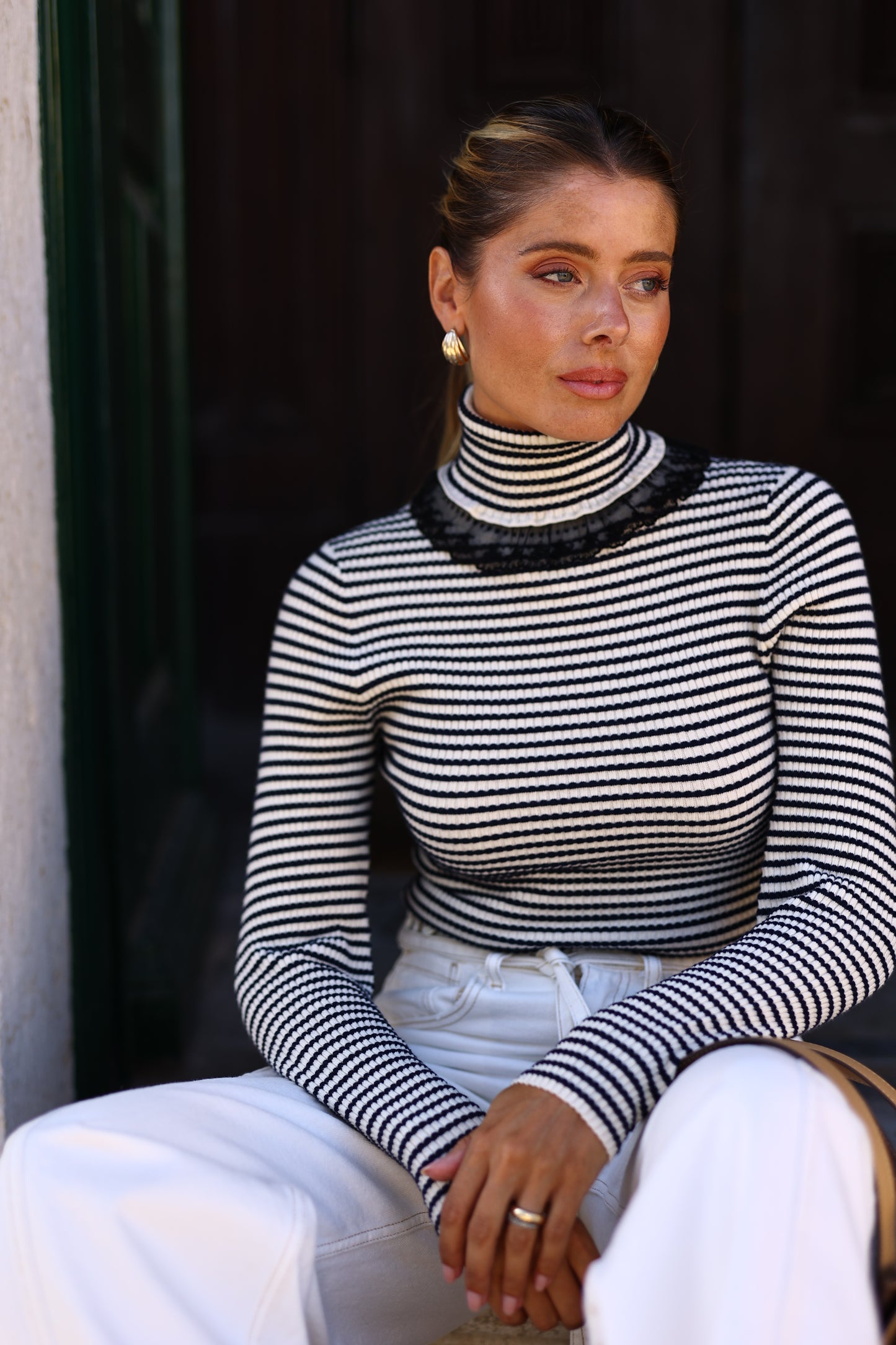 Camisola Col Roulé Col Marin - Manoush