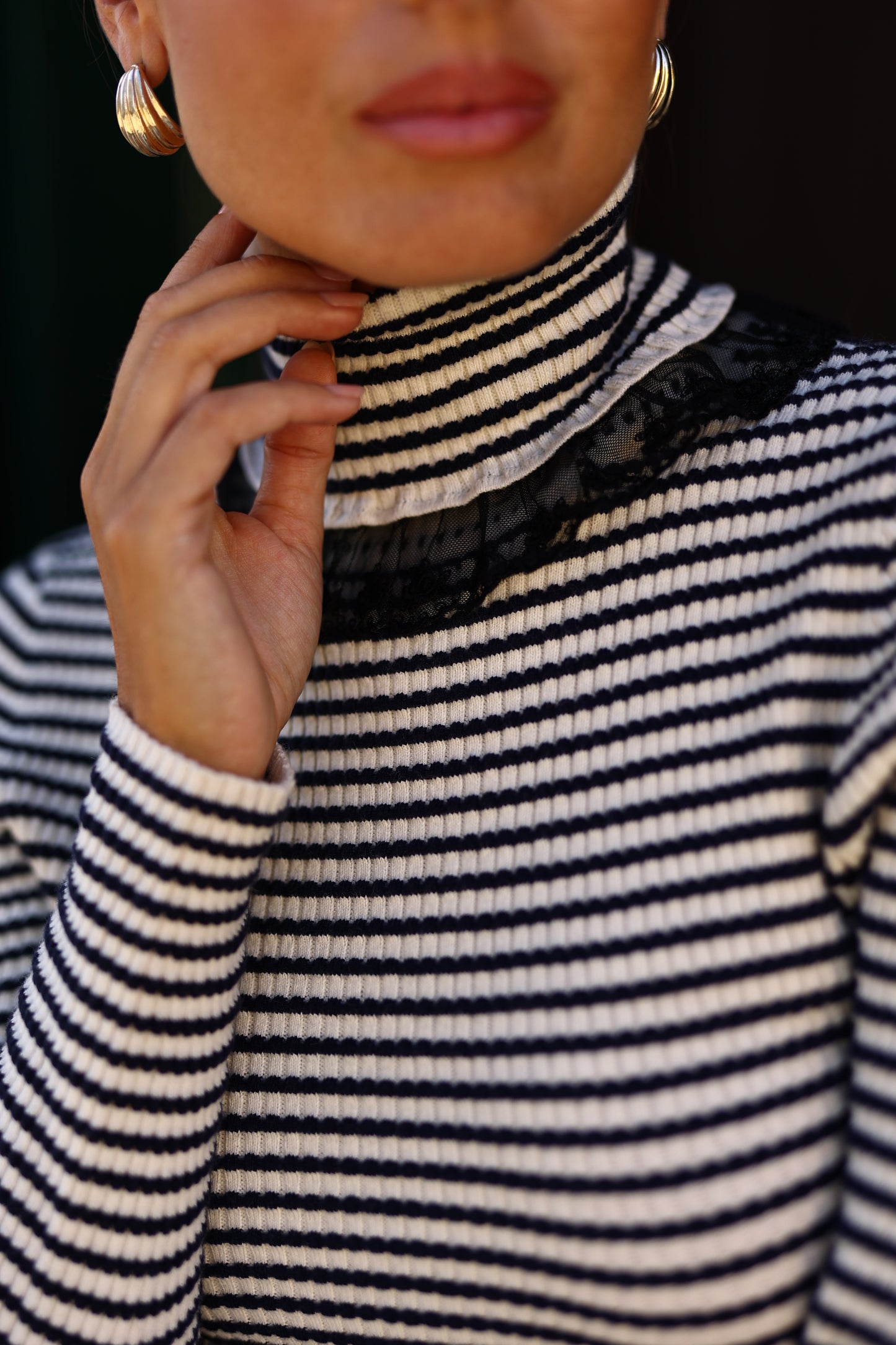 Camisola Col Roulé Col Marin - Manoush