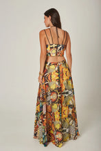 Load image into Gallery viewer, Vestido Longo Cut Out Estampado Mariposa - Masavi
