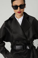 Afbeelding in Gallery-weergave laden, Trench Coat Noote Preto - Masavi
