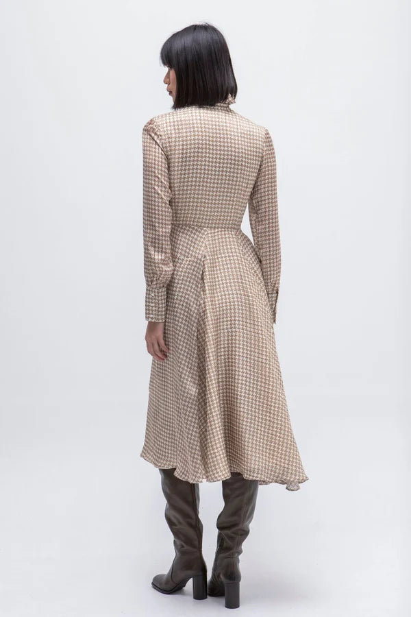 Vestido Midi Pata De Gallo - Masavi