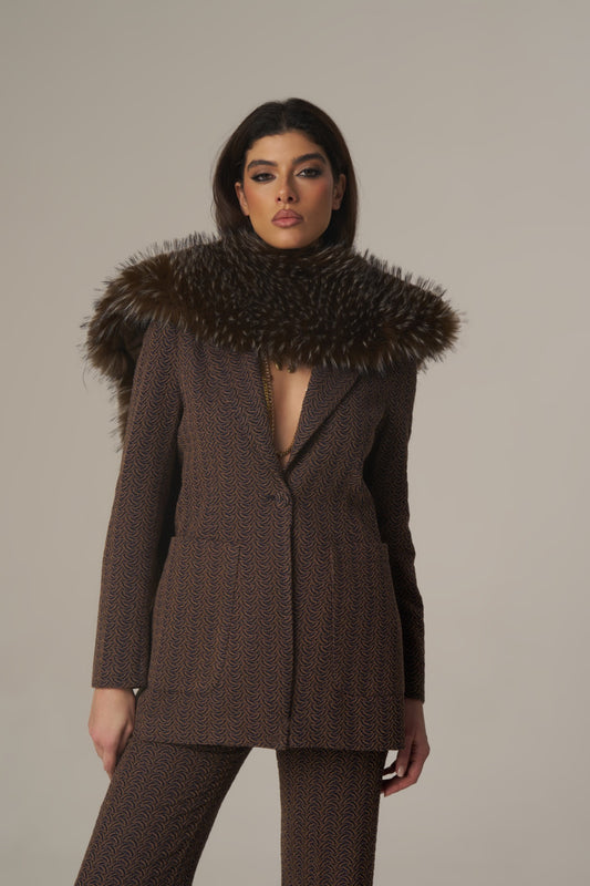 Blazer Rachel Em Malha – Pho Firenze