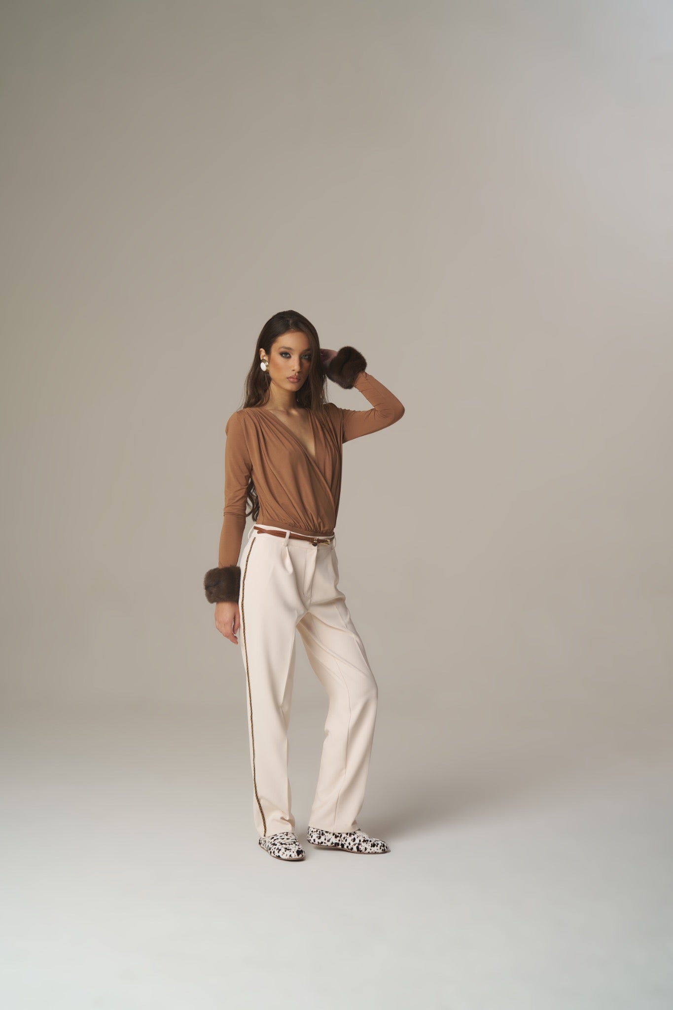 Body com Punhos em Ecopelo – Pho Firenze