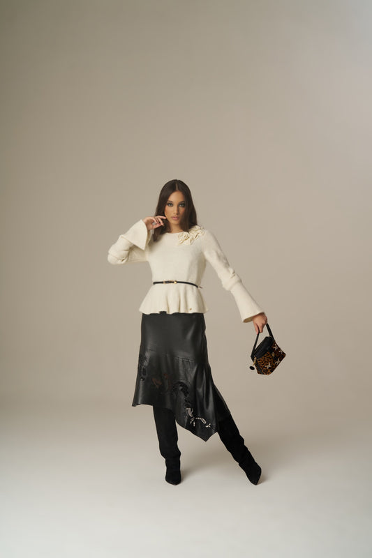 Camisola de Malha com Flores – Pho Firenze