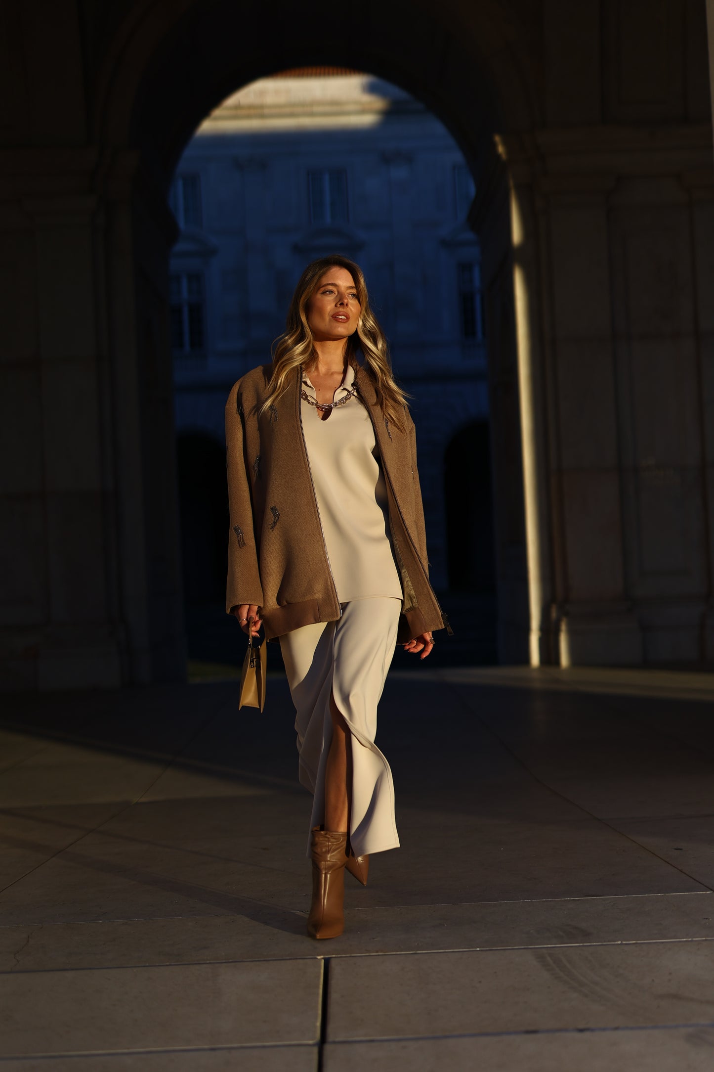 Casaco Bomber com Aplicações Metálicas - Simona Corsellini