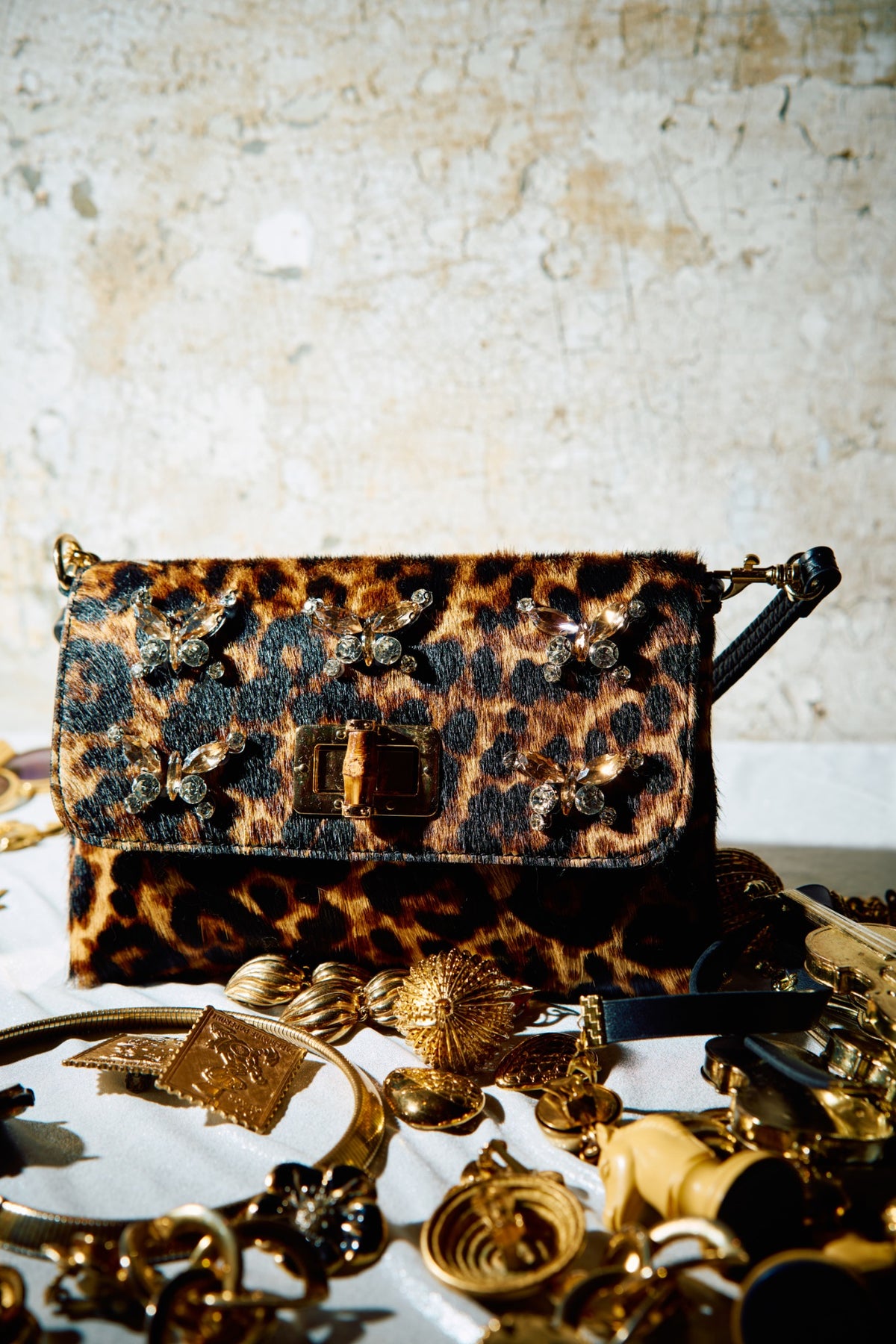 Mala Pequena Animal Print com Aplicações – Pho Firenze