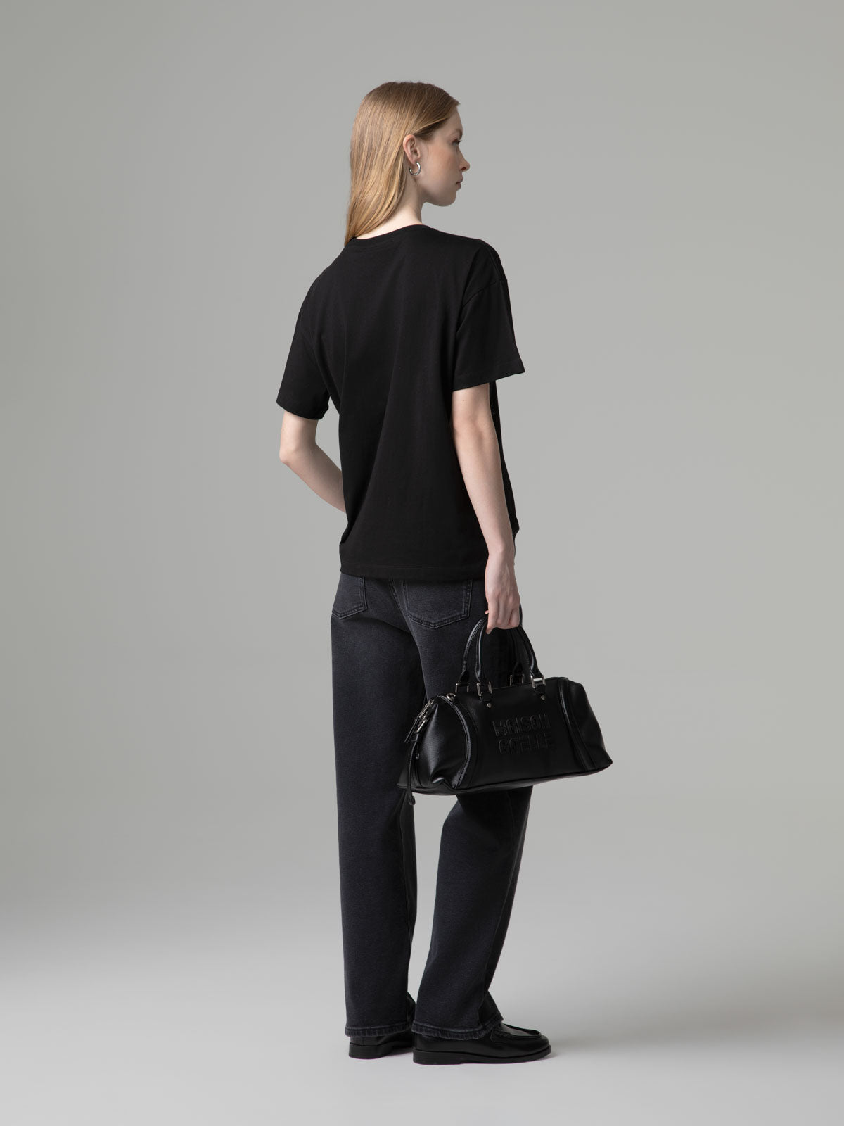 Vestido Midi Drapeado com Ombros Descobertos Vinho – Gaëlle Paris