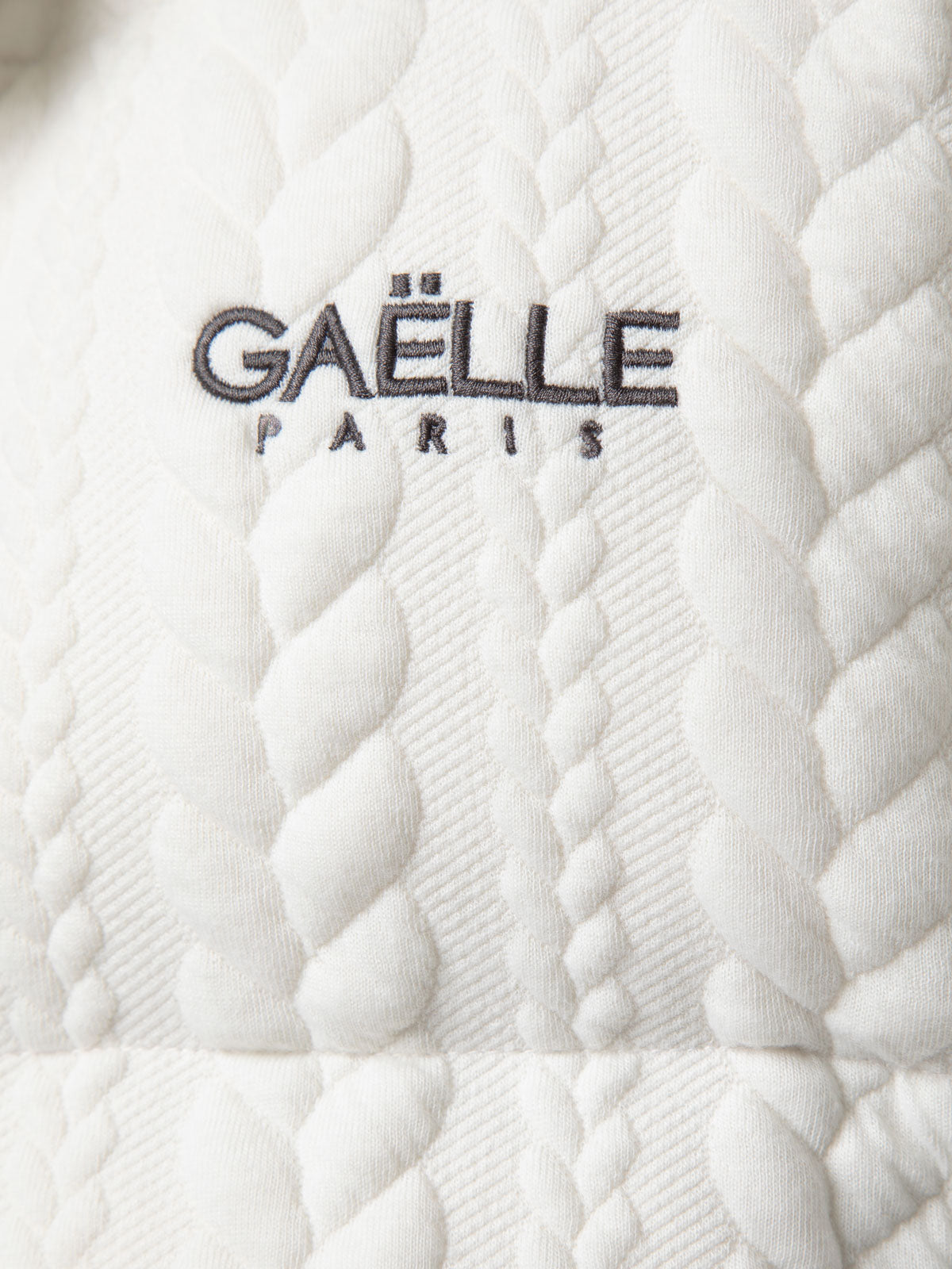 Casaco Comprido Acolchoado com Logo Verde-floresta – Gaëlle Paris