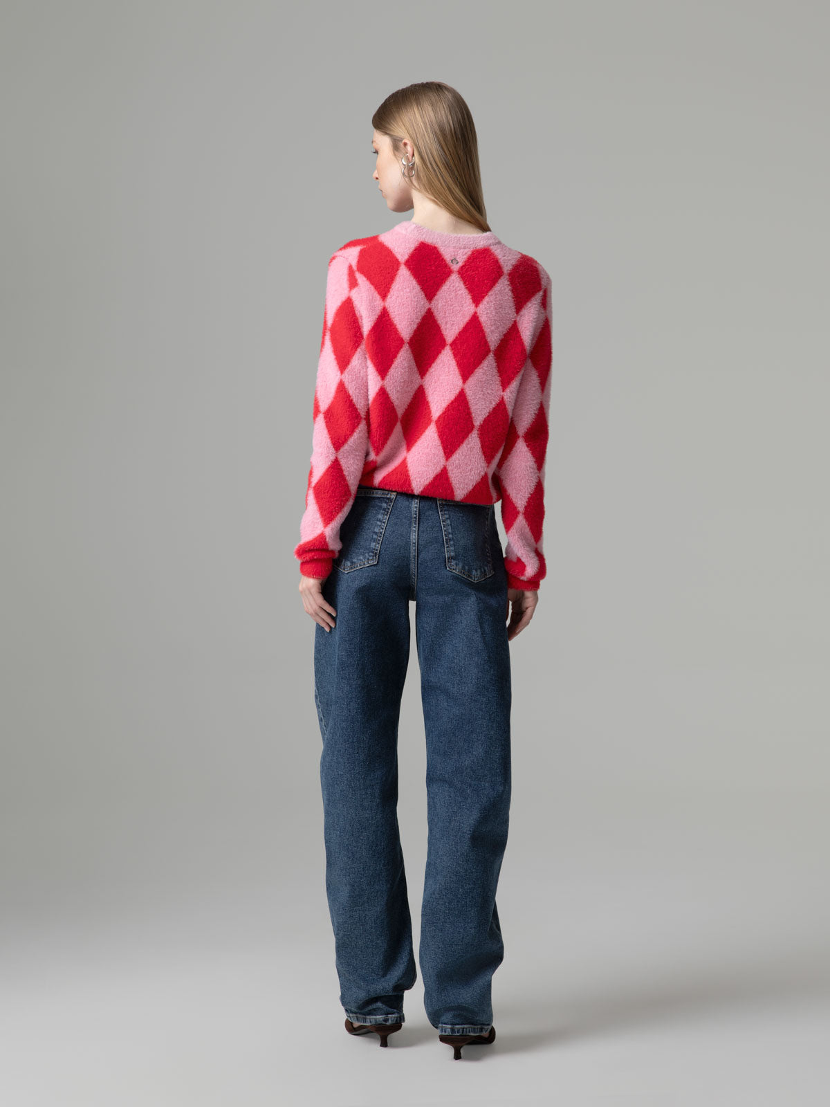 Camisola de Malha com Aplicações Vermelho-fogo – Gaëlle Paris