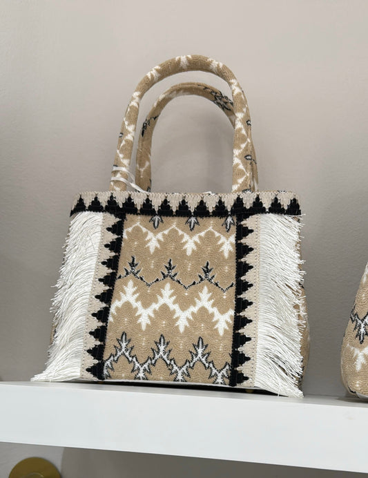 Mala Pequena Multicolor Com Franjas – Pho Firenze