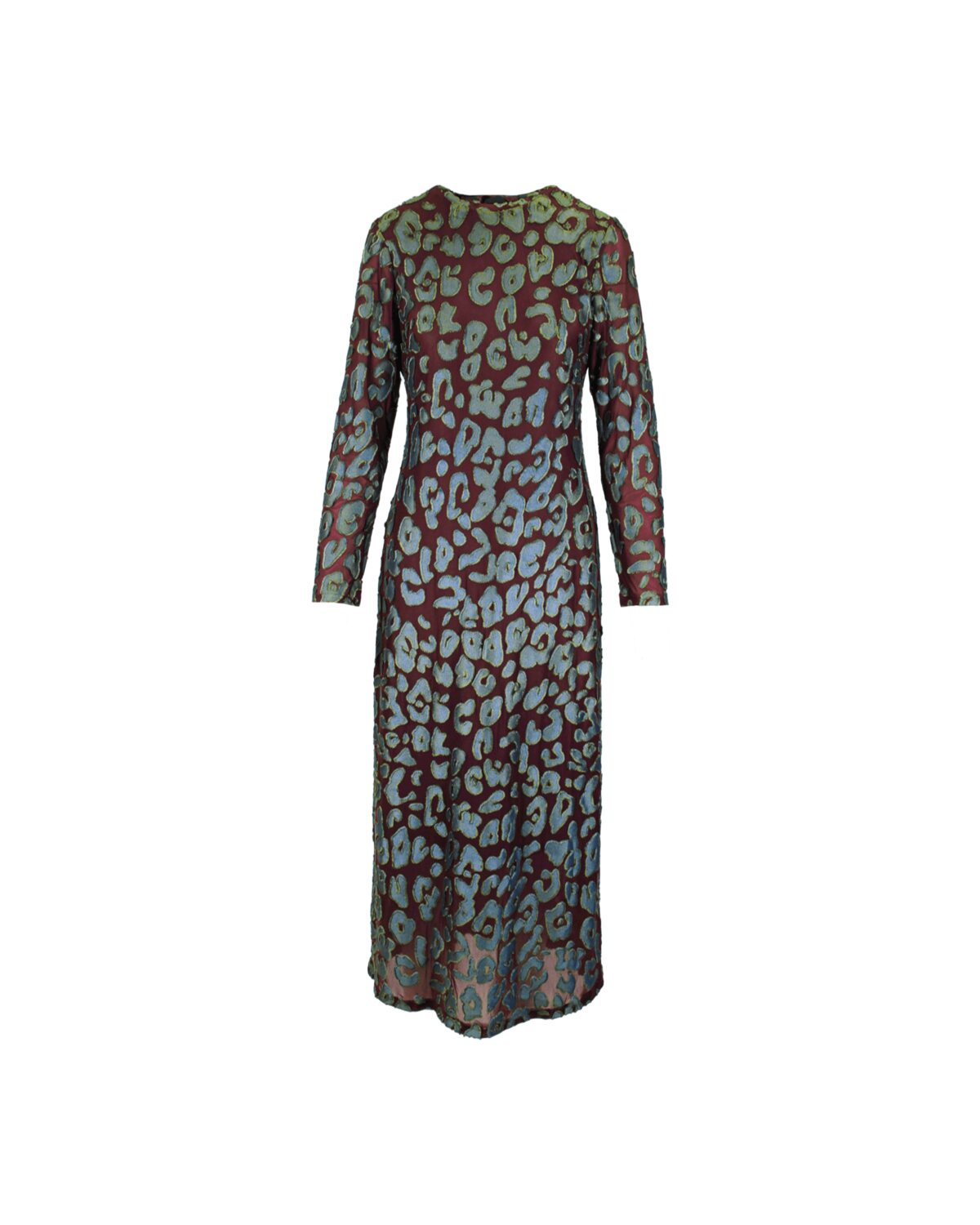 Vestido Comprido Leo com Padrão Animal – Anonyme Designers