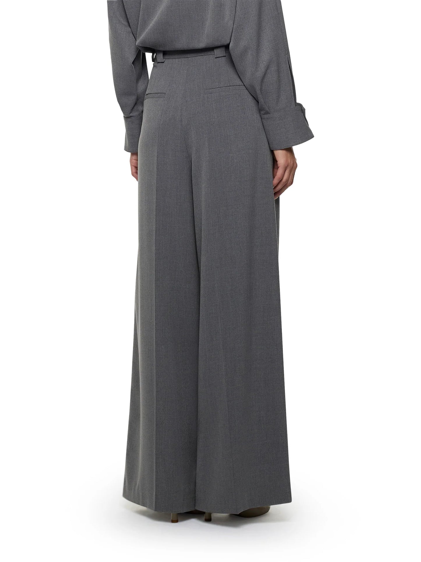 Calças De Alfaiataria Com Pregas - Simona Corsellini