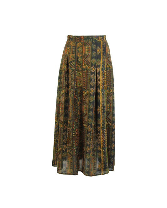 Saia Midi Greenwood Estampada – Anonyme Designers