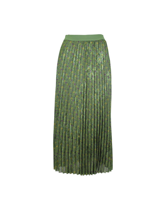 Saia Midi Plissada Romantic Estampada – Anonyme Designers
